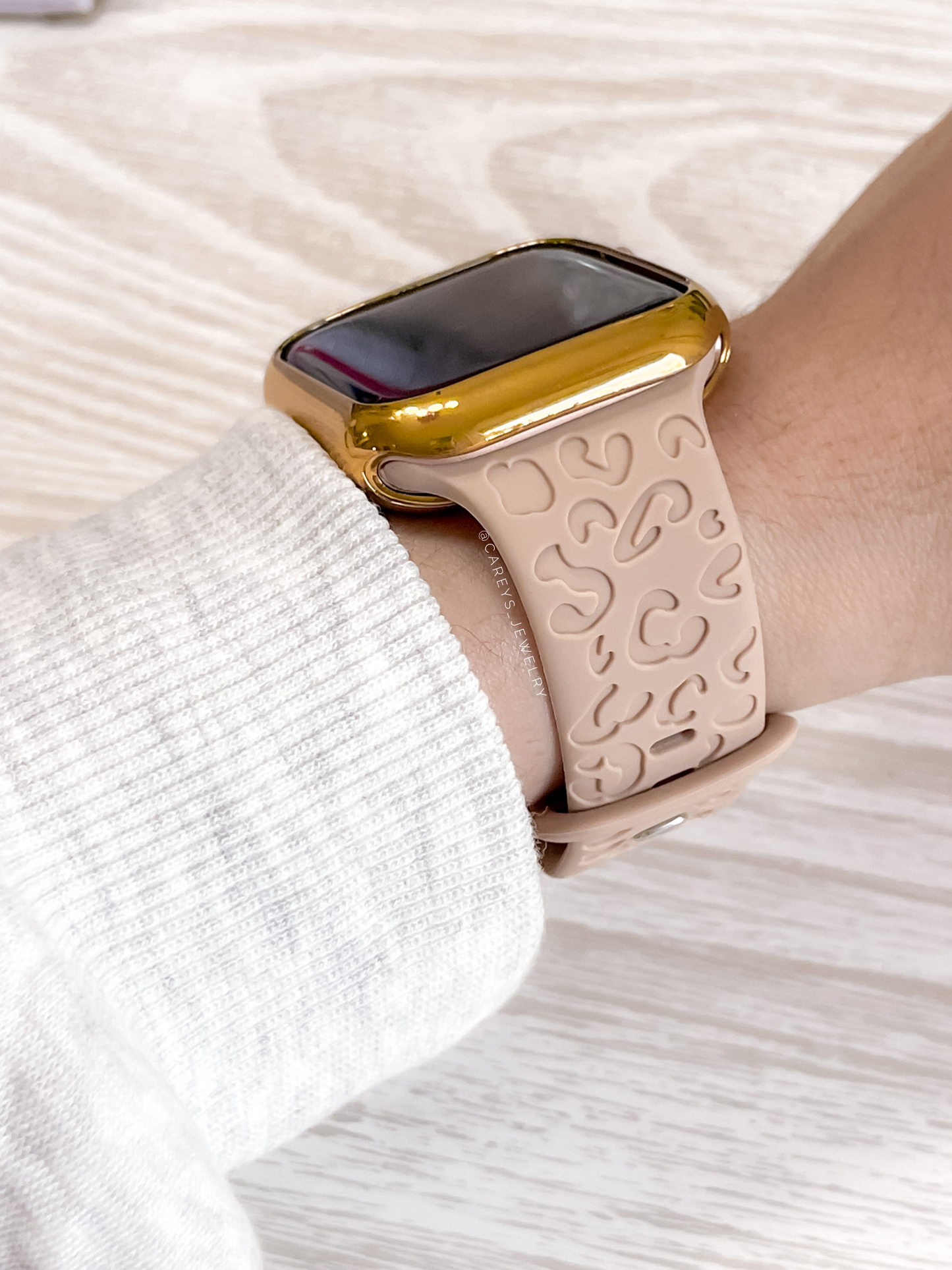 Beige Apple Watch Band