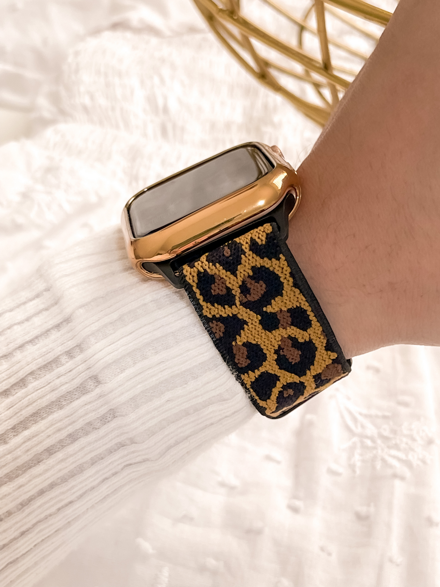 Brown Cheetah Apple Watch