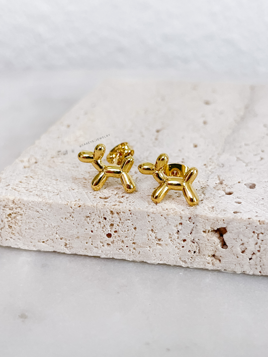 Balloon Dog Earrings